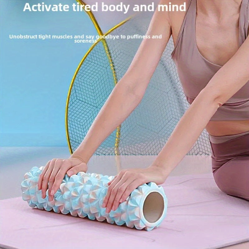 3-Piece EVA Foam Roller Set – Diamond Pattern Deep Tissue Massage &amp; Muscle Recovery Kit