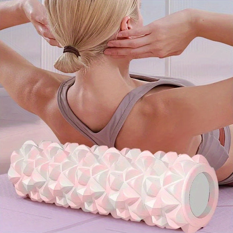 3-Piece EVA Foam Roller Set – Diamond Pattern Deep Tissue Massage &amp; Muscle Recovery Kit