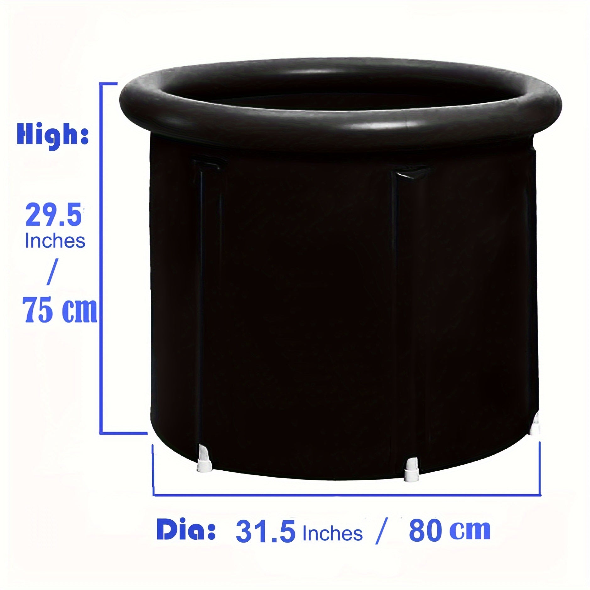 Large Portable Ice Bath Tub – Multi-Layered Cold Therapy Tub for Athletes, Outdoor Recovery &amp; Full-Body Relaxation