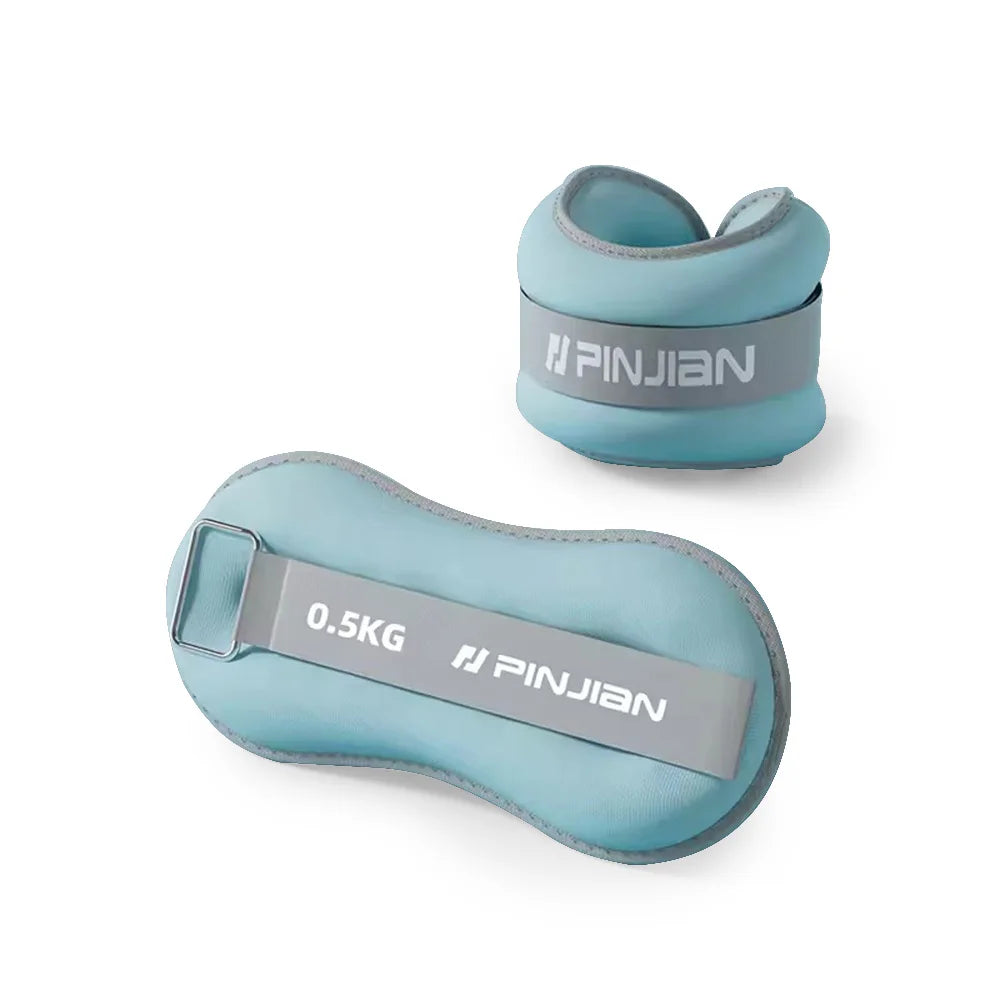 Ankle Weights for Yoga, Running & Gym – Soft Sand 2PCS Adjustable Training Set