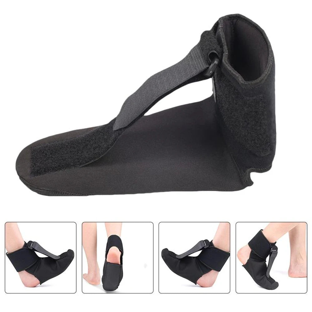BraceTop Compression Plantar Fasciitis Night Splint Sock – Orthopedic Foot Drop Corrector for Pain Relief &amp; Support