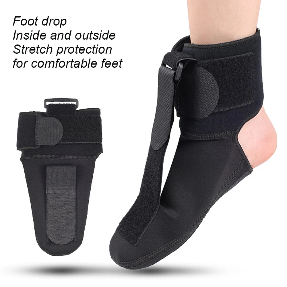 BraceTop Compression Plantar Fasciitis Night Splint Sock – Orthopedic Foot Drop Corrector for Pain Relief &amp; Support
