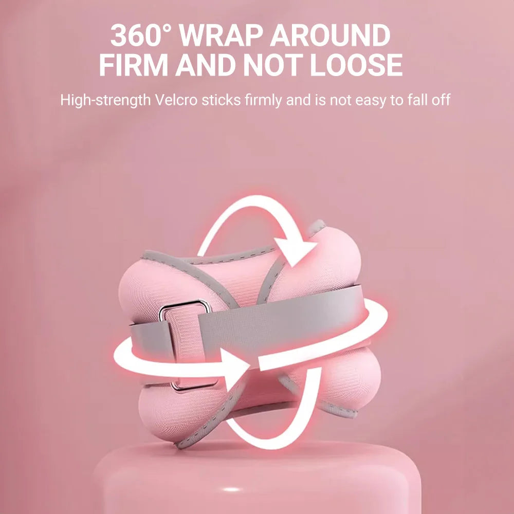 Ankle Weights for Yoga, Running & Gym – Soft Sand 2PCS Adjustable Training Set