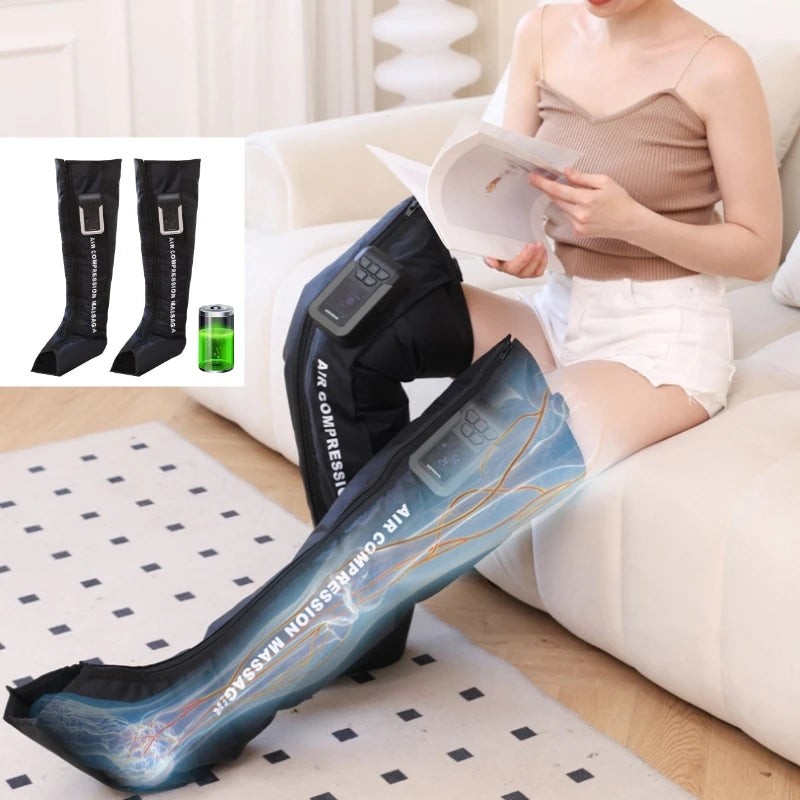 Next-Generation Air Compression Therapy Device – 360° Full-Leg Massage &amp; Muscle Recovery