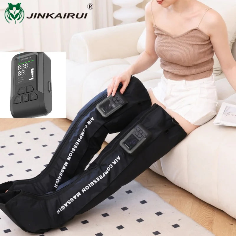 Next-Generation Air Compression Therapy Device – 360° Full-Leg Massage &amp; Muscle Recovery