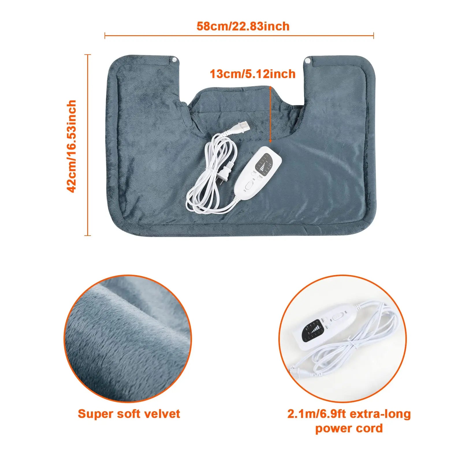 Weighted Heating Pad for Neck and Shoulders