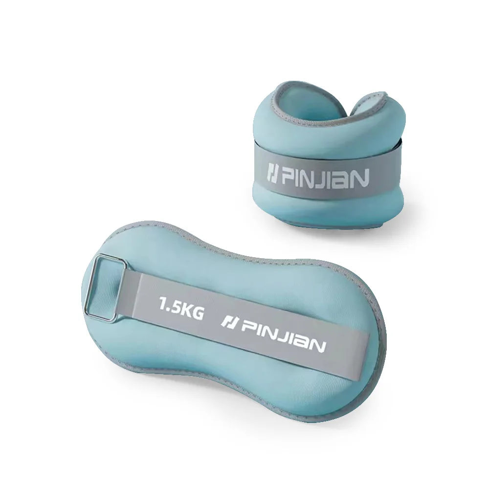 Ankle Weights for Yoga, Running & Gym – Soft Sand 2PCS Adjustable Training Set