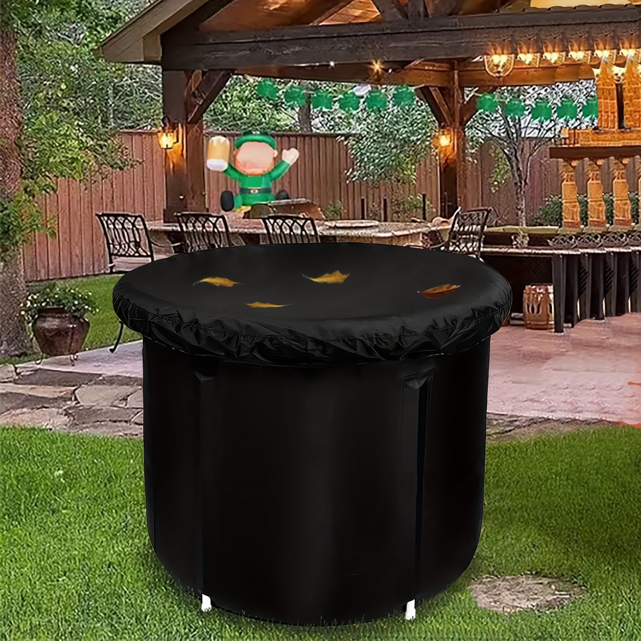 Large Portable Ice Bath Tub – Multi-Layered Cold Therapy Tub for Athletes, Outdoor Recovery &amp; Full-Body Relaxation